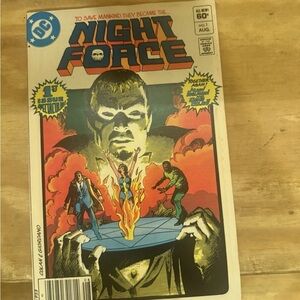 Night Force #1 Comic Book 1982 FN- Marv Wolfman Gene Colan DC Baron Winter
